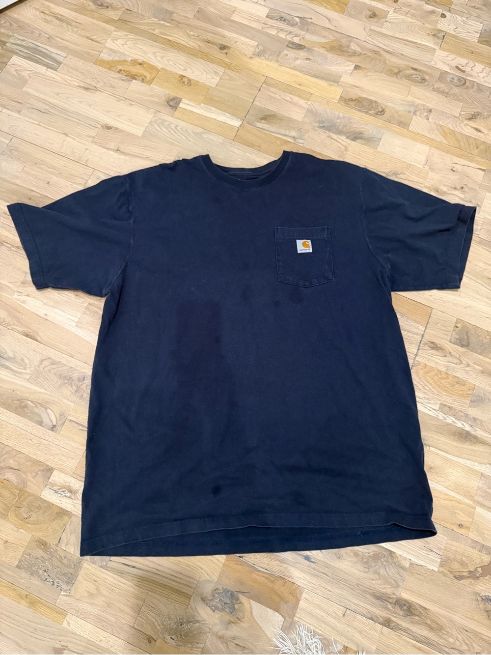 Carhartt Men’s Navy Pocket T-Shirt | XL TALL